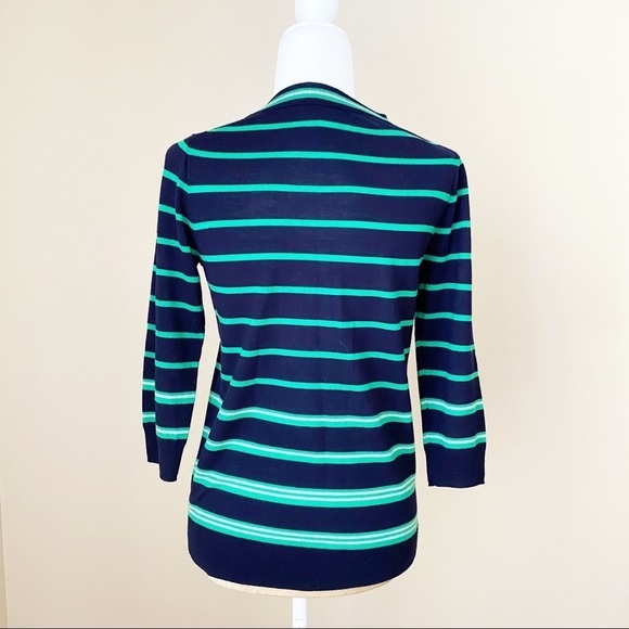 J. Crew Factory Merino Wool Stripe Sweater - Small - Picture 3 of 9